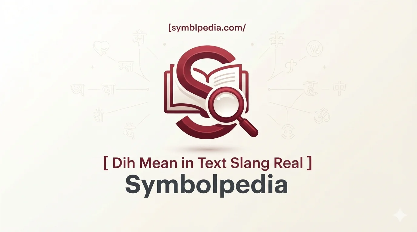 Dih Mean in Text Slang Real 2026
