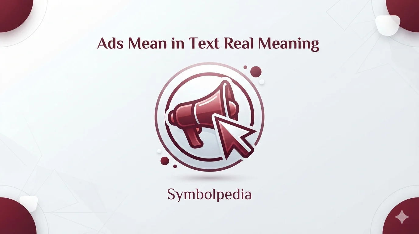 Ads Mean in Text Real Meaning 2026