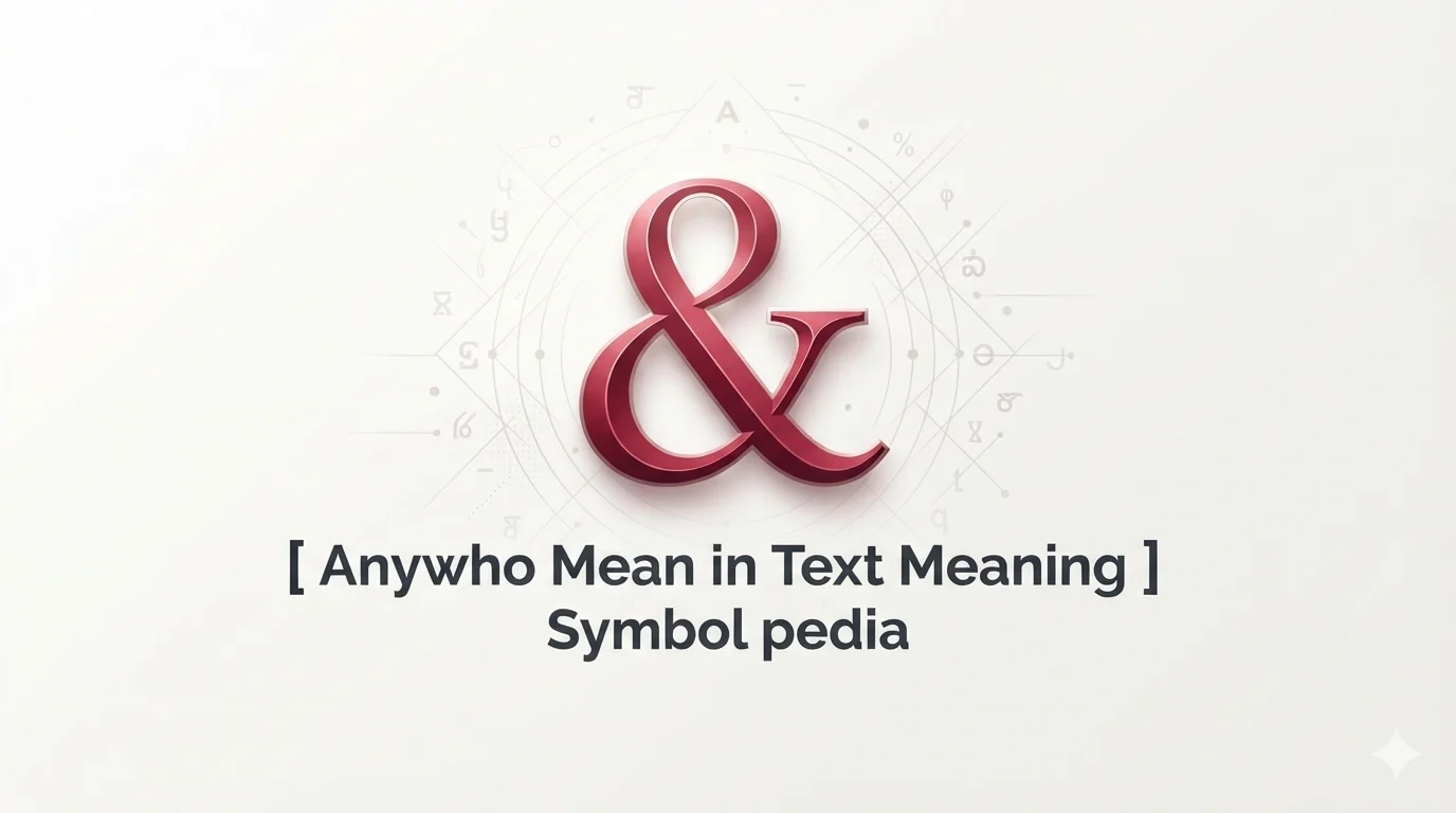 Anywho Mean in Text Meaning 2026
