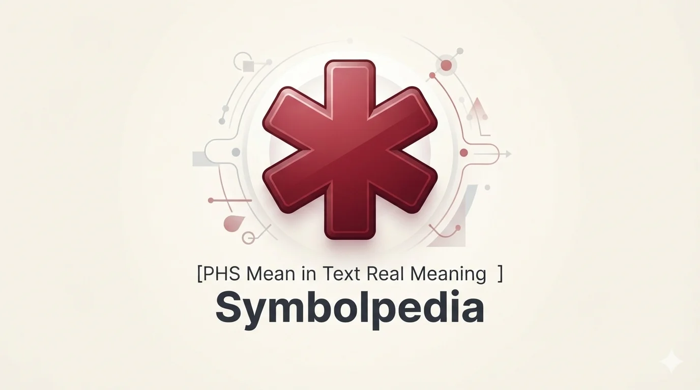 PHS Mean in Text Real Meaning 2026