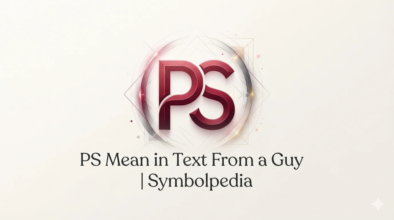 PS Mean in Text From a Guy 2026
