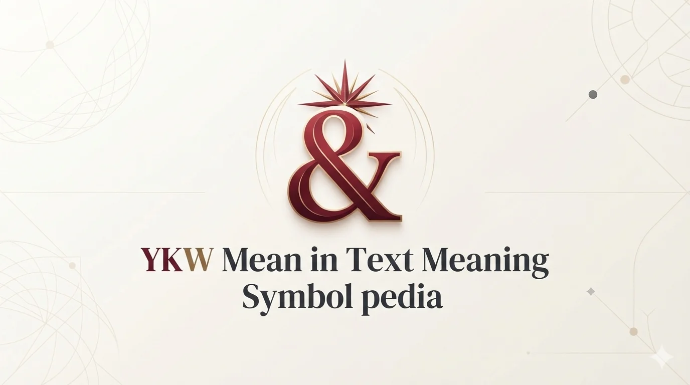 YKW Mean in Text Meaning 2026