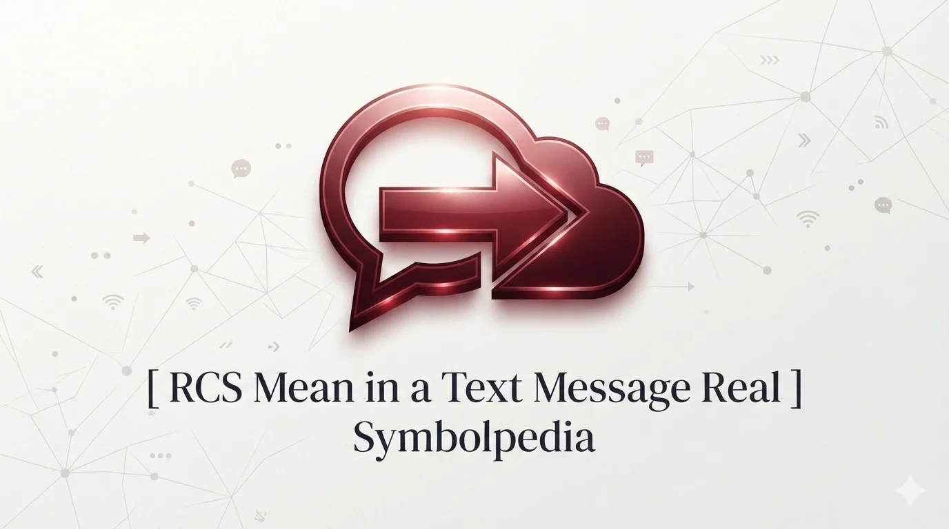 RCS Mean in a Text Message Real 2026