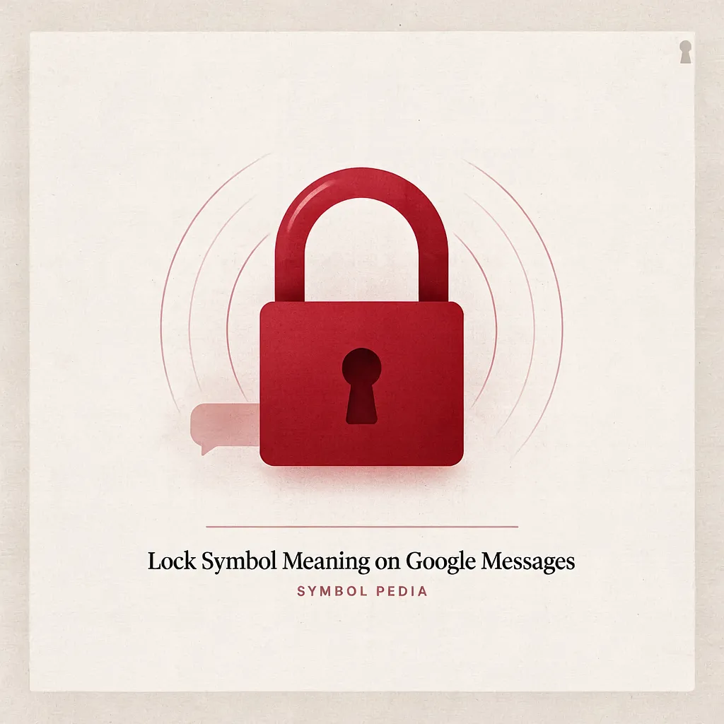 Lock Symbol Mean on Google Messages 2026