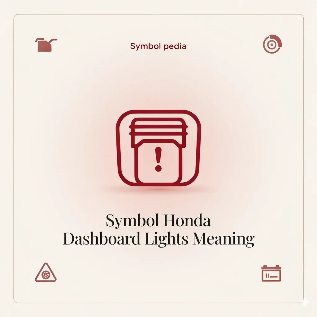 Symbol Honda Dashboard Lights Meaning 2026