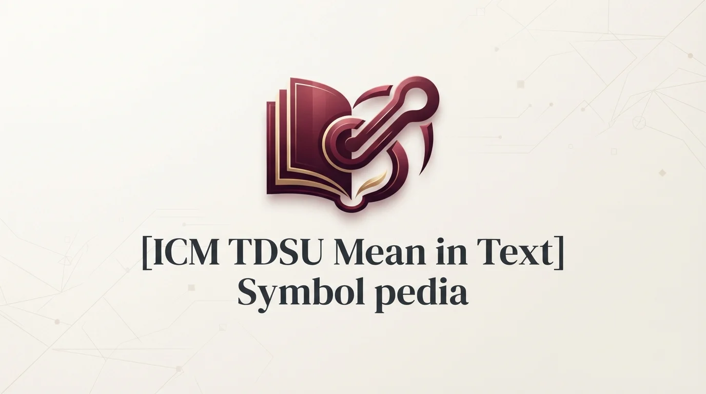 ICM TDSU Mean in Text 2026