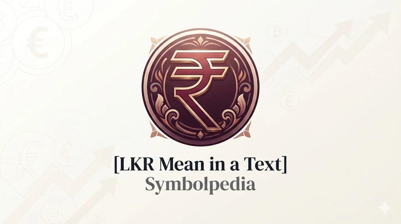 LKR Mean in a Text Message 2026
