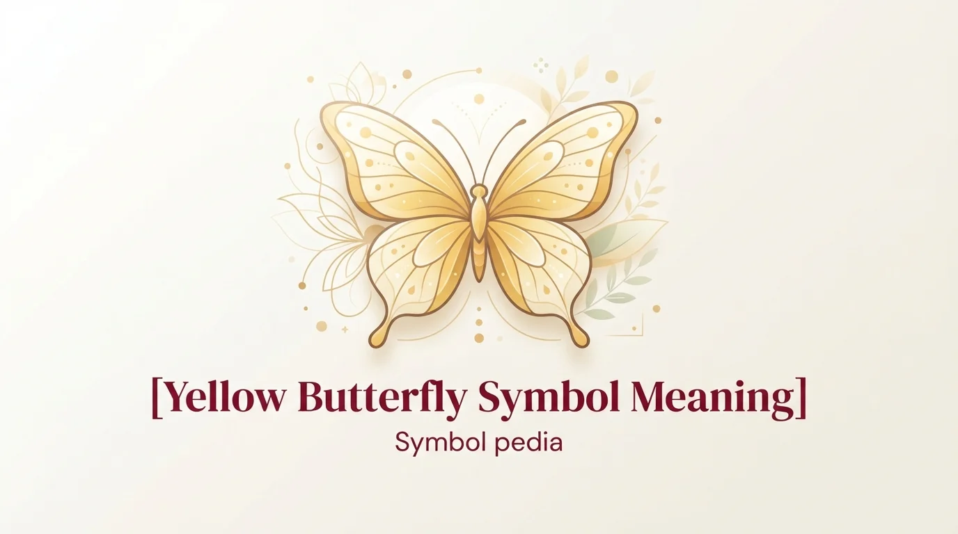 Yellow Butterfly Symbol Meaning 2026